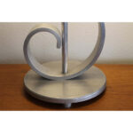 Machine Age Aluminum Musical Note Table Lamp