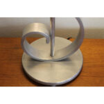 Machine Age Aluminum Musical Note Table Lamp