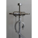 Machine Age Aluminum Musical Note Table Lamp