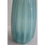 Pair of Murano Cranberry, Turquoise and Opaque Vases