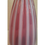 Pair of Murano Cranberry, Turquoise and Opaque Vases