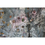 Monumental Outsider Art Assemblage Painting on Canvas