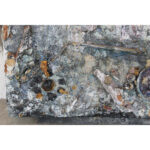 Monumental Outsider Art Assemblage Painting on Canvas