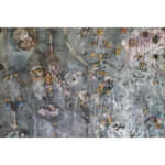 Monumental Outsider Art Assemblage Painting on Canvas