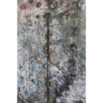 Monumental Outsider Art Assemblage Painting on Canvas