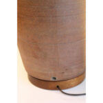 Stoneware Lamp with Gothic Face