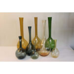 Eight Swedish Glass Vases Designed by Arthur Percy