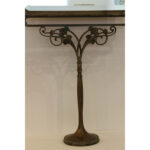 Art Nouveau Bronze Standing Mirror, Villiers [amp] Picart Co. Paris