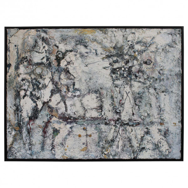 Abstract Outsider Art Oil Painting on Canvas (3)