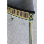 Pair of Maitland Smith Demilunes, Hand Painted Faux Finish