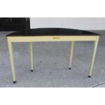 Pair of Maitland Smith Demilunes, Hand Painted Faux Finish