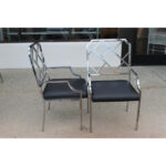 Six Chrome Dining Chairs by Milo Baughman for Design Institute of America (DIA)