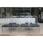 Six Chrome Dining Chairs by Milo Baughman for Design Institute of America (DIA)