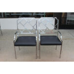 Six Chrome Dining Chairs by Milo Baughman for Design Institute of America (DIA)