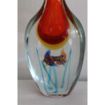 Murano Hand Blown Aquarium Vase attributed to Alfredo Barbini