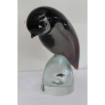 Murano Bird on Bullet Stand