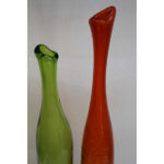 Pair of Vases by Joel Myers, Model No. 6427 for Blenko