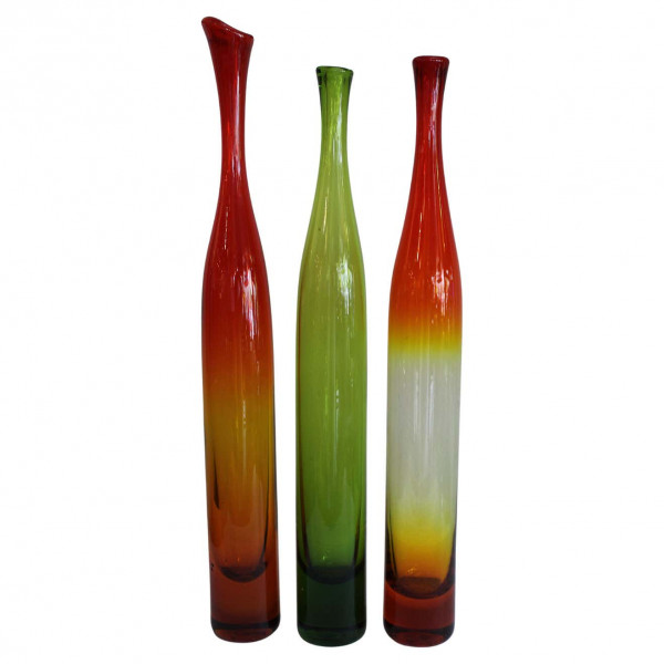 Three Vases by Joel Myers, Model No. 6427 for Blenko