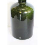 Green Bottle by Otto Bauer for Holmegaard, Denmark
