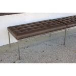 Florence Knoll Leather Bench, Knoll Associates Inc.