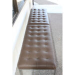 Florence Knoll Leather Bench, Knoll Associates Inc.