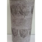 Ceramic Table Lamp with Flower Pattern