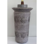 Ceramic Table Lamp with Flower Pattern