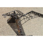 Stunning Brutalist Steel and Wire Architectural Cocktail Table