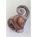 Pair of Ceramic Abstract Sculptures