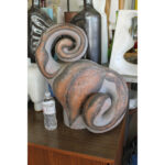Pair of Ceramic Abstract Sculptures