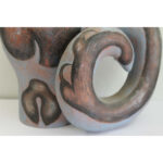 Pair of Ceramic Abstract Sculptures