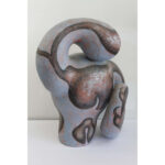 Pair of Ceramic Abstract Sculptures