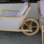 Pair of Man Ray Chairs by Philippe Starck for the Clift Hotel, San Francisco