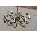 Brass Chandelier by Norman Grag, Manton, California