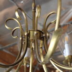 Brass Chandelier by Norman Grag, Manton, California