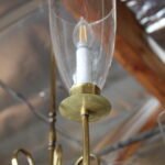 Brass Chandelier by Norman Grag, Manton, California