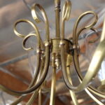 Brass Chandelier by Norman Grag, Manton, California