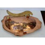 Copper and Abalone Angel Fish Dish