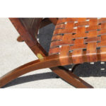 Pair of Folding Chairs by Angel Pazmino for Muebles De Estilo