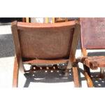 Pair of Folding Chairs by Angel Pazmino for Muebles De Estilo