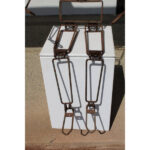 Pair of Articulated Metal Figures