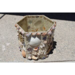 Hexagon Nautical Seashell Basket