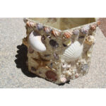 Hexagon Nautical Seashell Basket