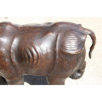 Leather Rhinoceros Attributed to Dimitri Omersa