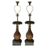 Pair of Pineapple Lamps