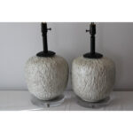 Pair of Studio Made Ceramic Lamps