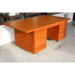Scandinavian Teak Desk Manufactured by Nipu