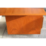 Scandinavian Teak Desk Manufactured by Nipu