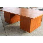 Scandinavian Teak Desk Manufactured by Nipu