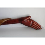 Folk Art Carved Walking Cane, Snakes and Fish